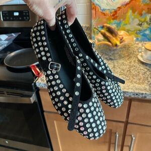 Wild Fable Black Studded Flats